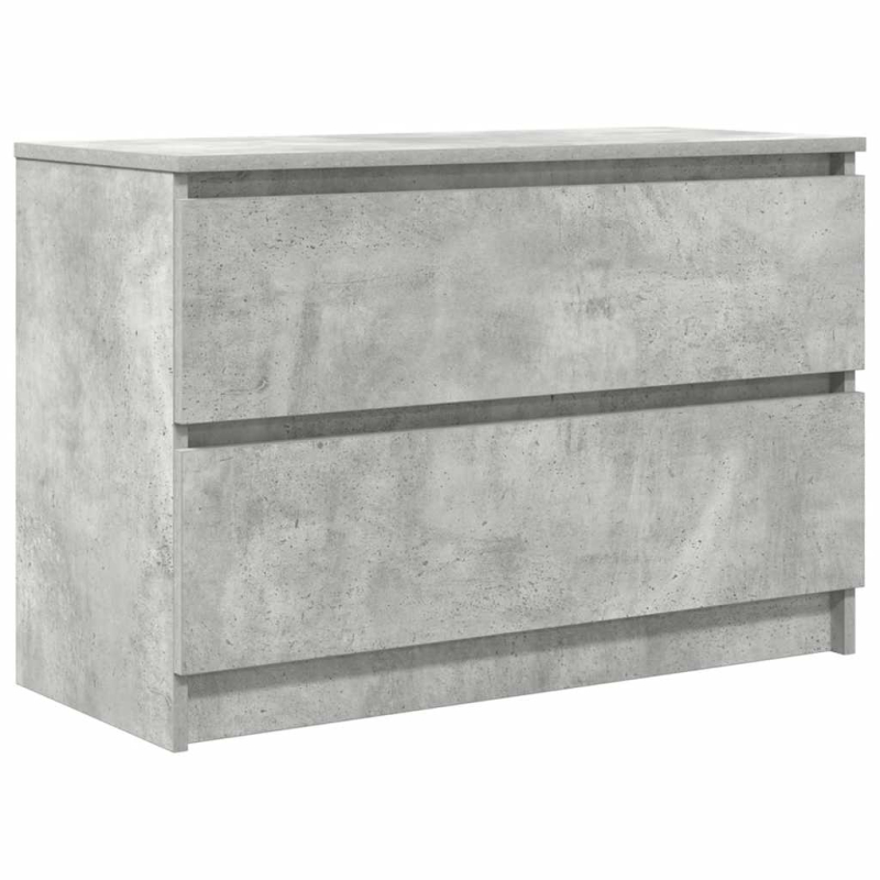 TV-Schrank Betongrau 80x35x54 cm Holzwerkstoff