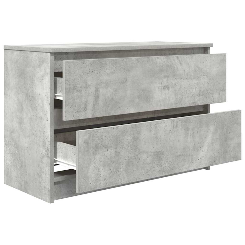 TV-Schrank Betongrau 80x35x54 cm Holzwerkstoff