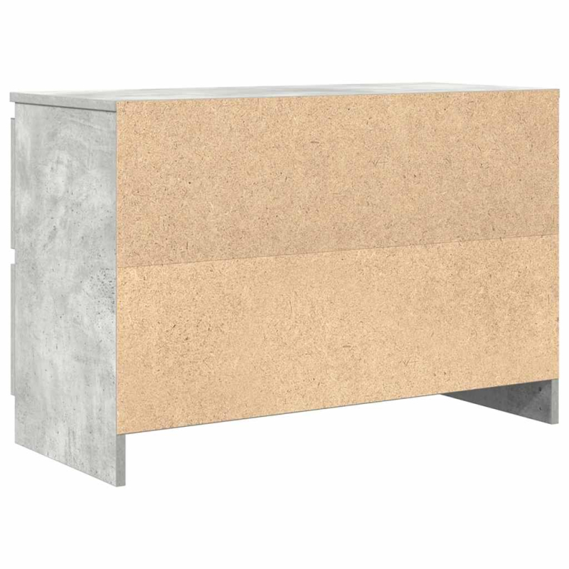 TV-Schrank Betongrau 80x35x54 cm Holzwerkstoff