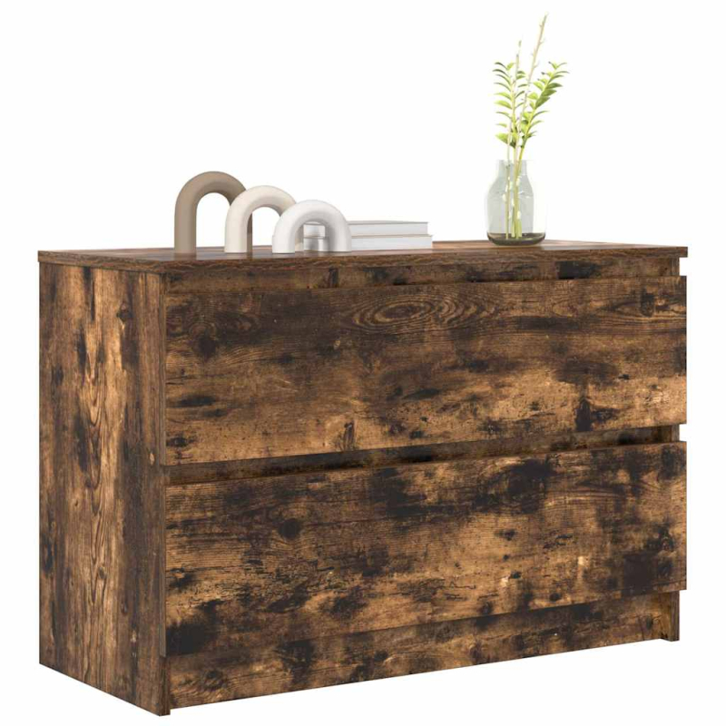 TV-Schrank Räuchereiche 80x35x54 cm Holzwerkstoff