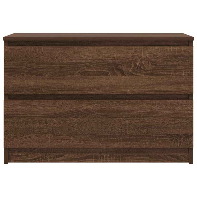 TV-Schrank Braun Eichen-Optik 80x35x54 cm Holzwerkstoff