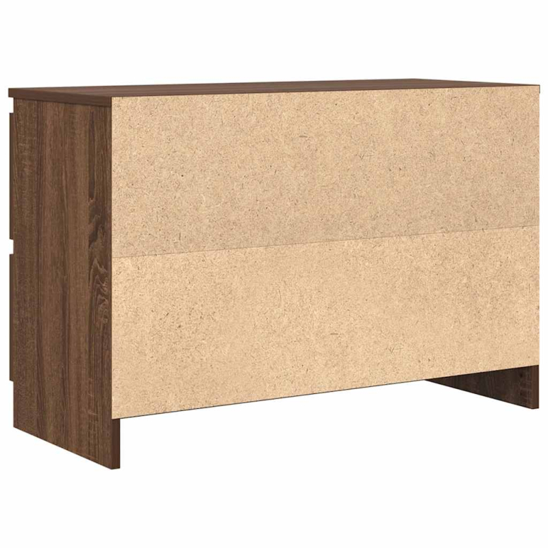 TV-Schrank Braun Eichen-Optik 80x35x54 cm Holzwerkstoff