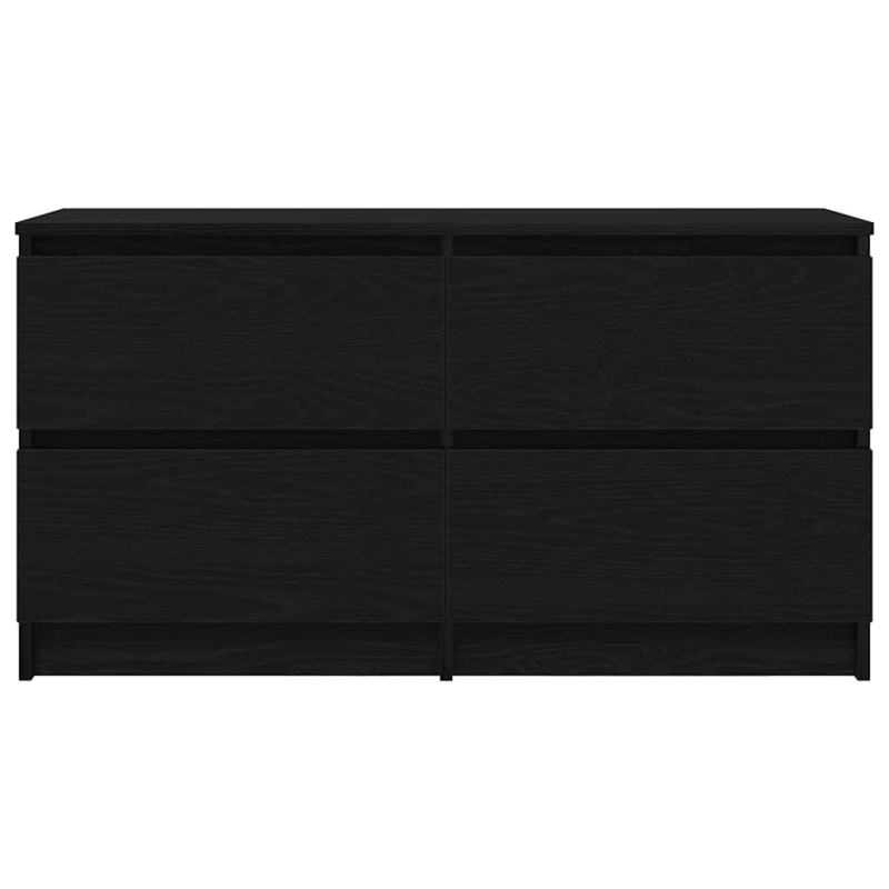 TV-Schrank Schwarz 100x35x54 cm Holzwerkstoff