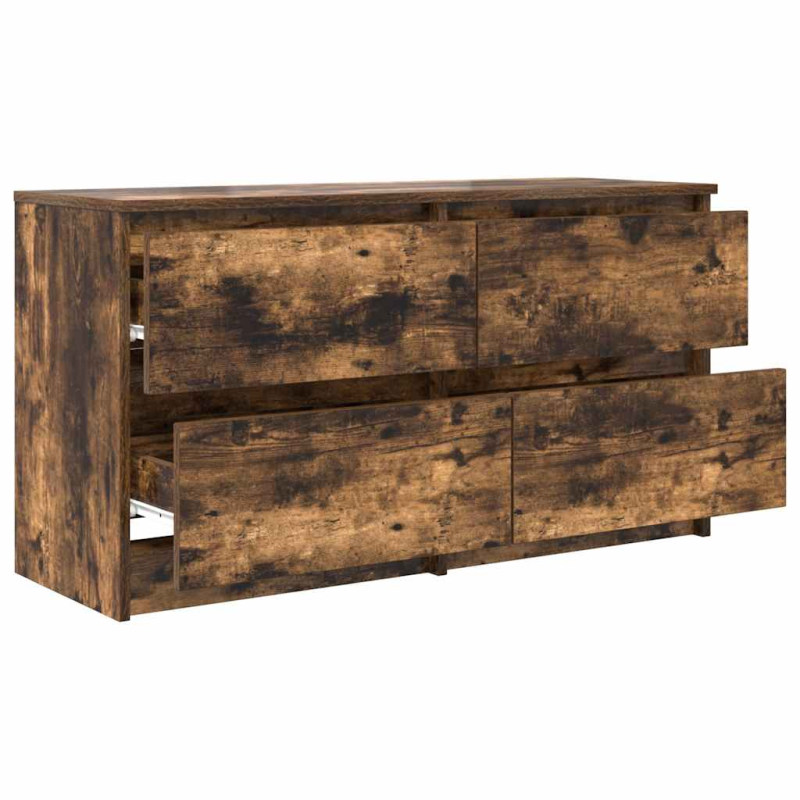 TV-Schrank Räuchereiche 100x35x54 cm Holzwerkstoff