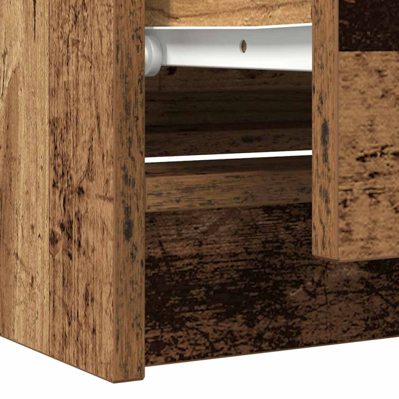 TV-Schrank Altholz-Optik 100x35x54 cm Holzwerkstoff