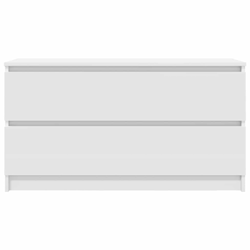 TV-Schrank Weiß 100x35x54 cm Holzwerkstoff