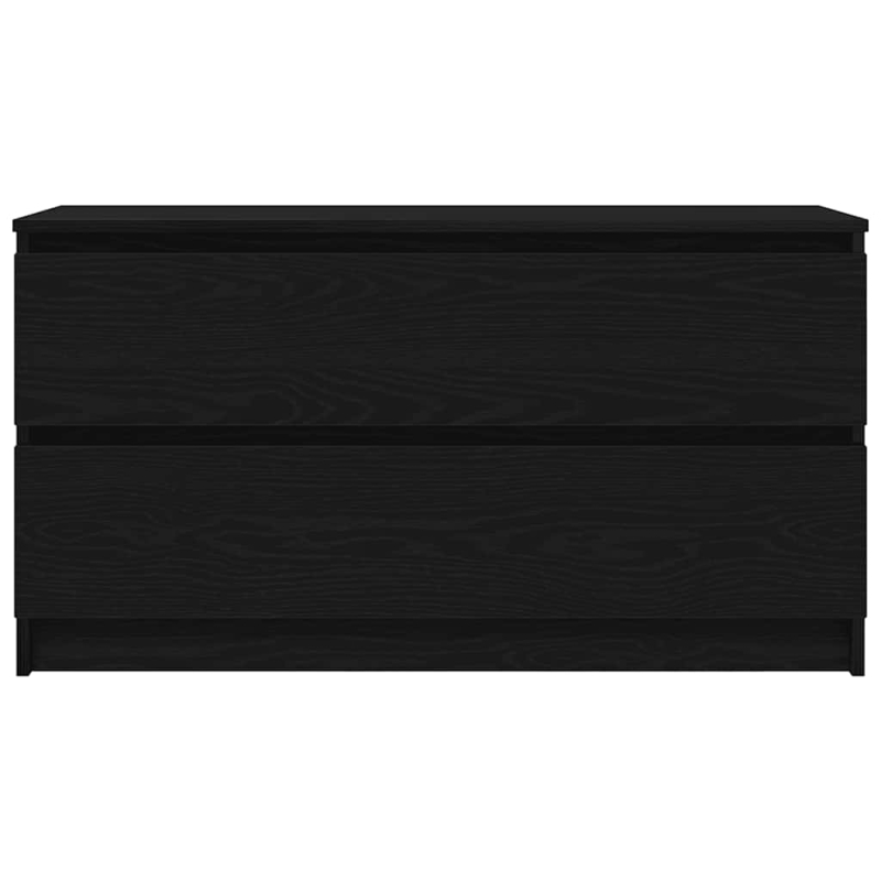 TV-Schrank Schwarz 100x35x54 cm Holzwerkstoff