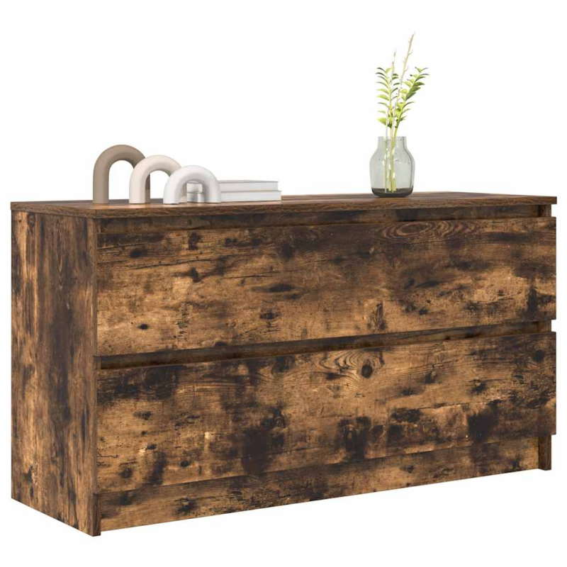 TV-Schrank Räuchereiche 100x35x54 cm Holzwerkstoff