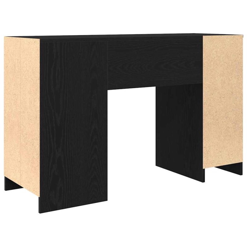 Schreibtisch Schwarz Eichen-Optik 120x42x76 cm Holzwerkstoff