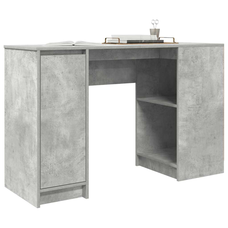 Schreibtisch Betongrau 120x42x76 cm Holzwerkstoff