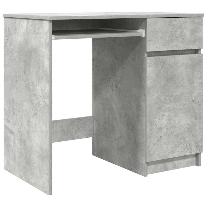 Schreibtisch Betongrau 86x49x76 cm Holzwerkstoff