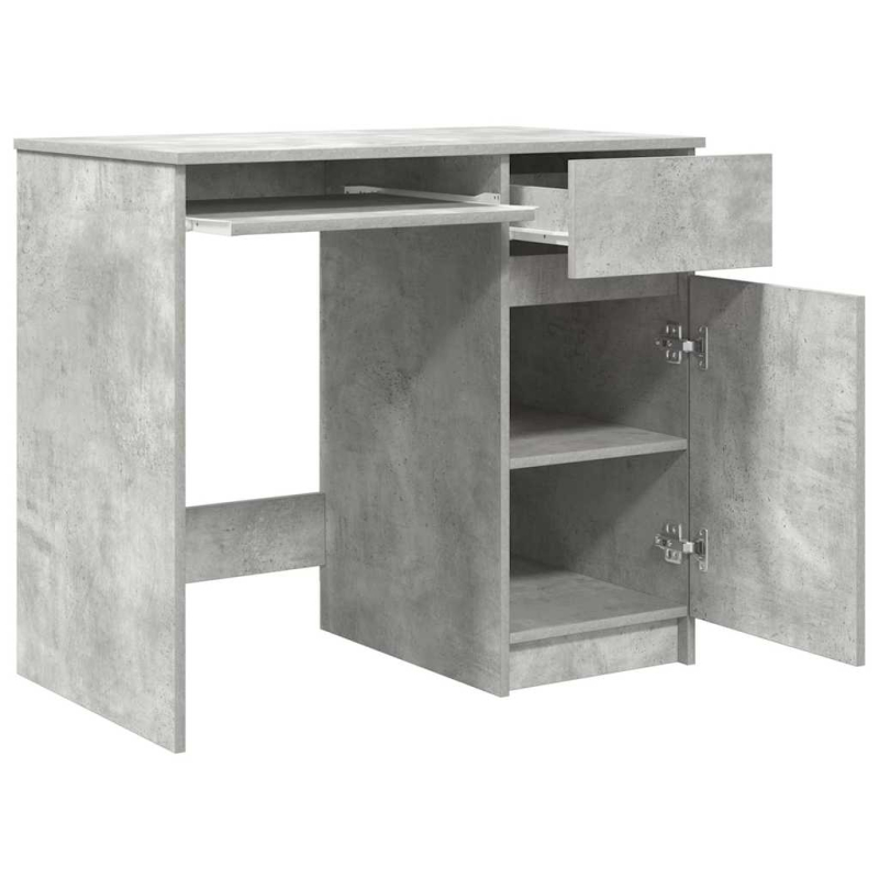 Schreibtisch Betongrau 86x49x76 cm Holzwerkstoff