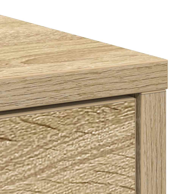 Sideboard mit Schubladen und Türen Sonoma-Eiche 73x31x90 cm