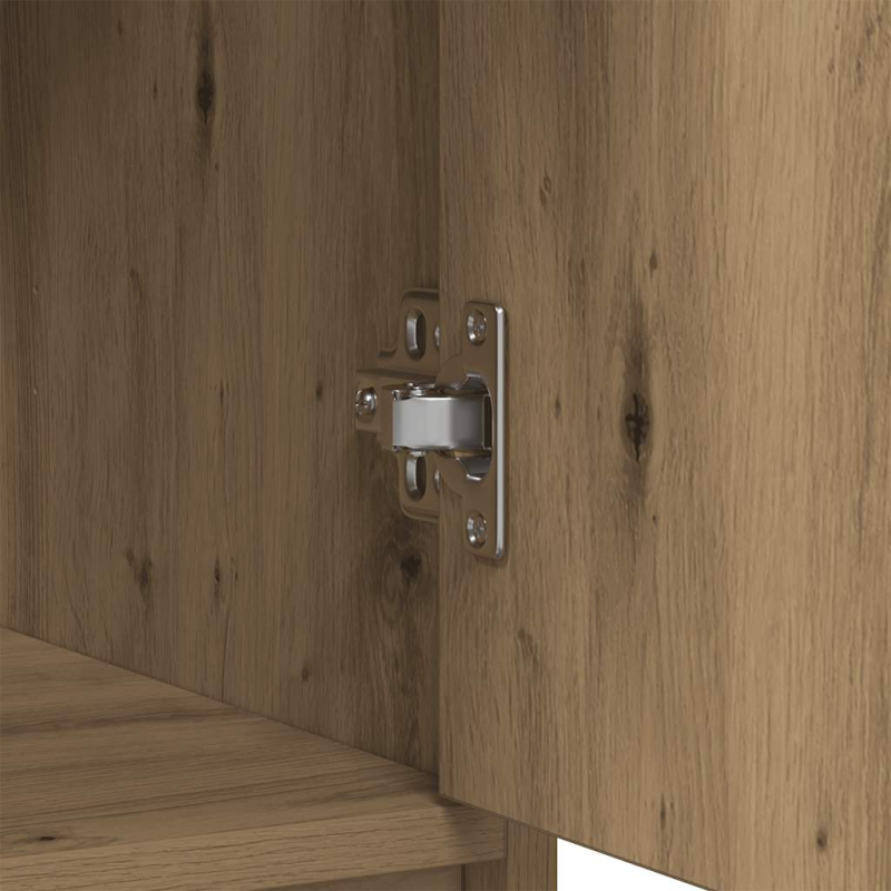 Sideboard mit Schubladen und Türen Artisan-Eiche 73x31x90 cm