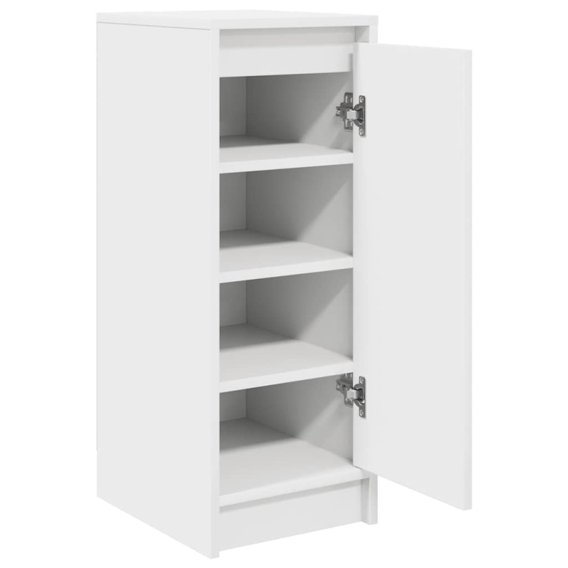 Schuhschrank Weiß 29,5x34x76 cm Holzwerkstoff
