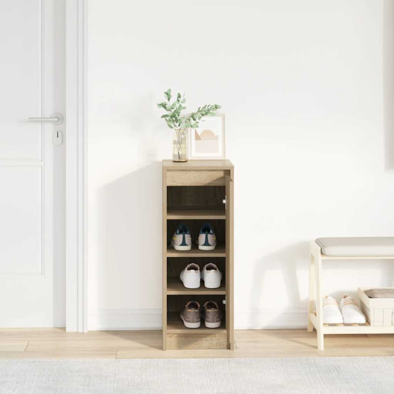 Schuhschrank Sonoma-Eiche 29,5x34x76 cm Holzwerkstoff