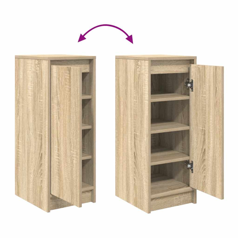 Schuhschrank Sonoma-Eiche 29,5x34x76 cm Holzwerkstoff