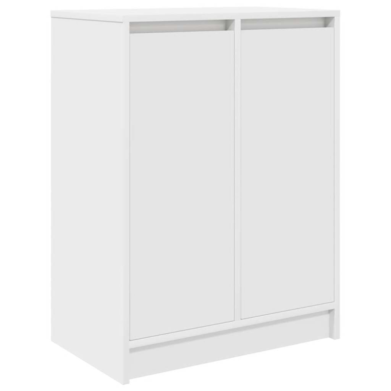 Schuhschrank Weiß 57x34x76 cm Holzwerkstoff