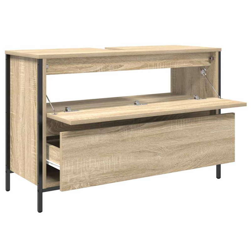 Waschbeckenunterschrank mit Schubladen Sonoma-Eiche