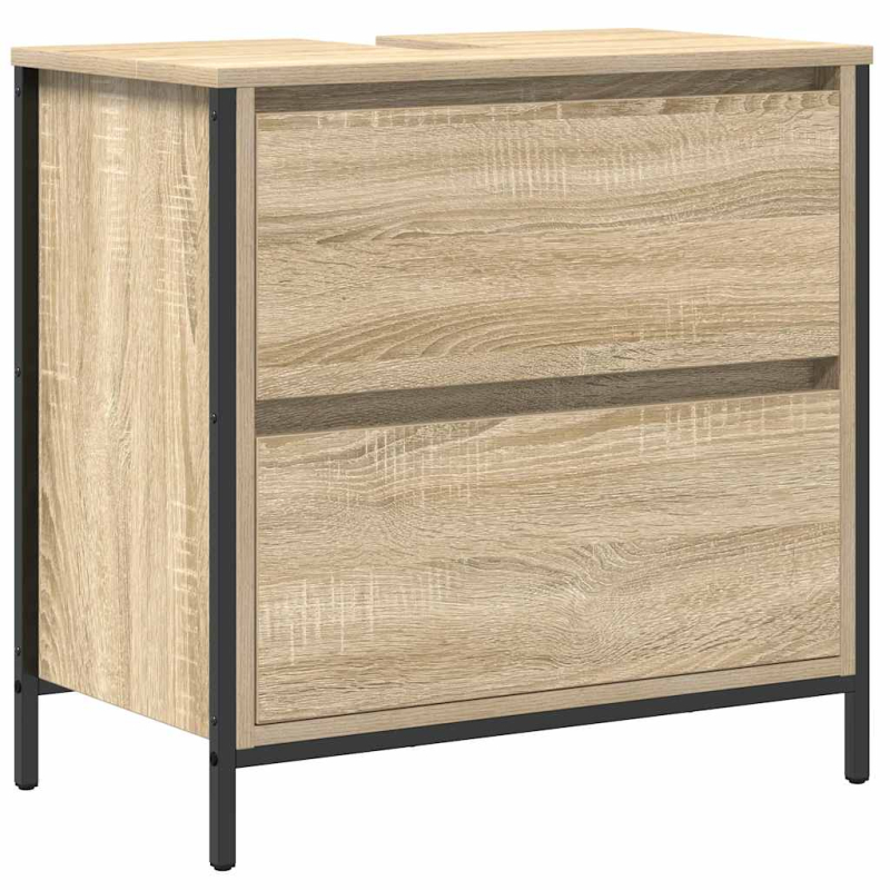 Waschbeckenunterschrank mit Schubladen Sonoma-Eiche