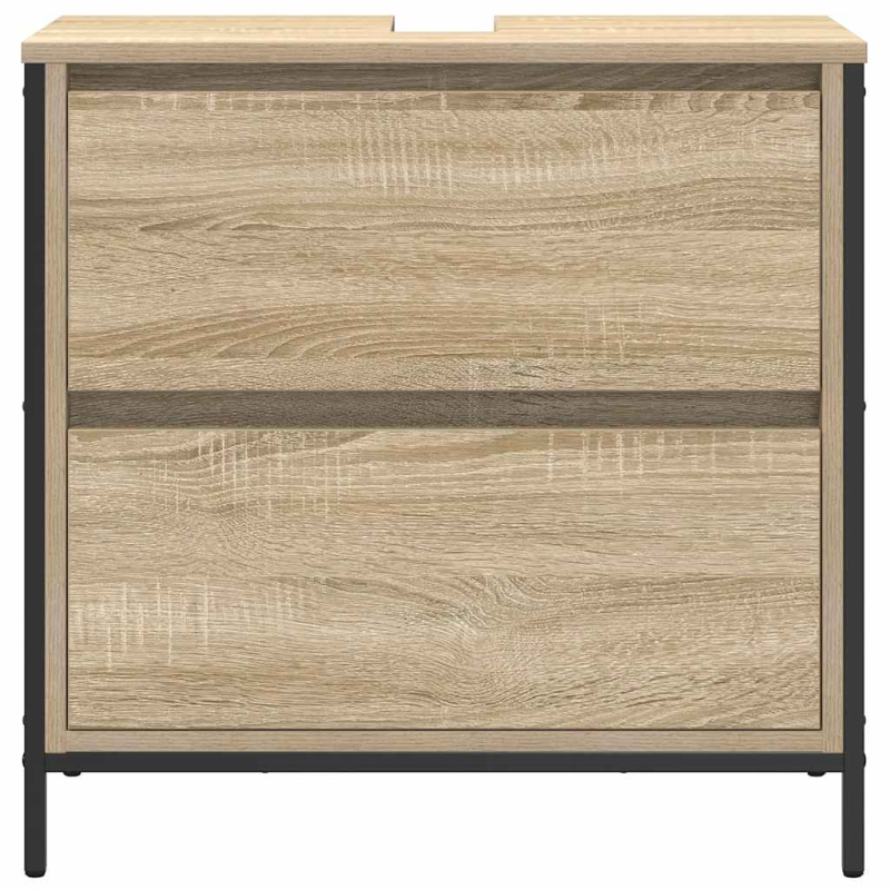 Waschbeckenunterschrank mit Schubladen Sonoma-Eiche