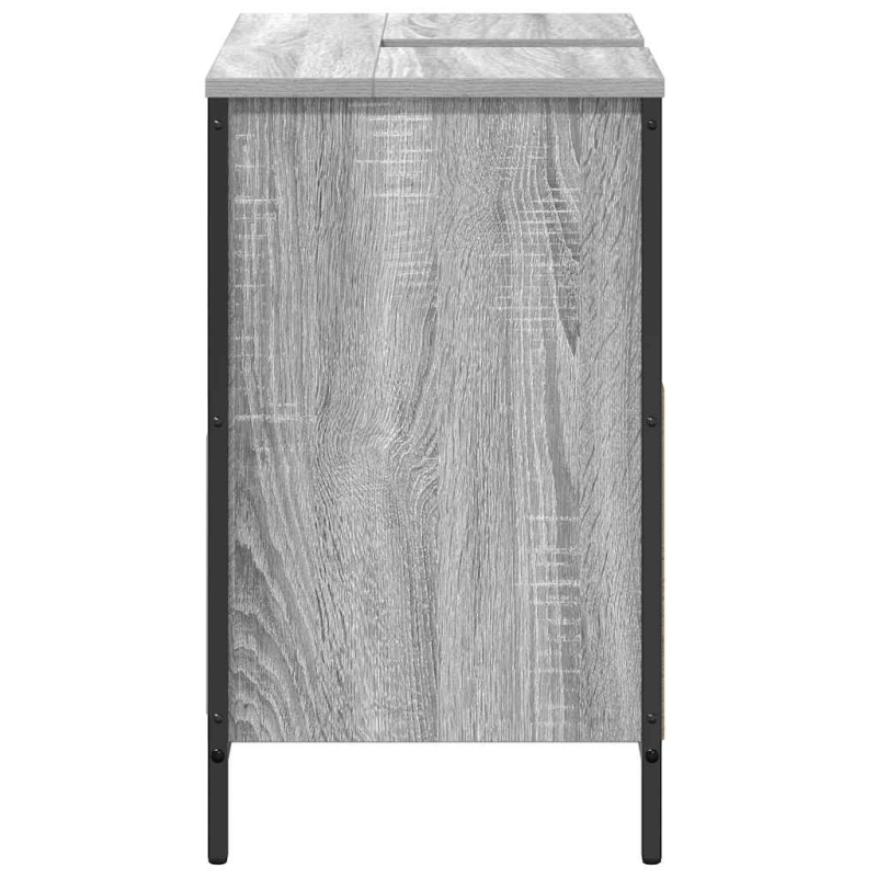 Waschbeckenunterschrank mit Schubladen Grau Sonoma 60x34,5x60cm