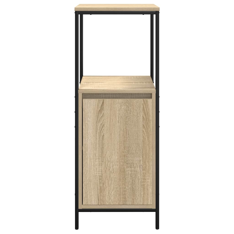 Badschrank mit Regalen Sonoma-Eiche 36x35x95 cm