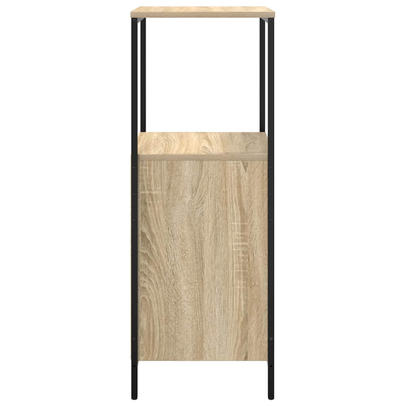 Badschrank mit Regalen Sonoma-Eiche 36x35x95 cm