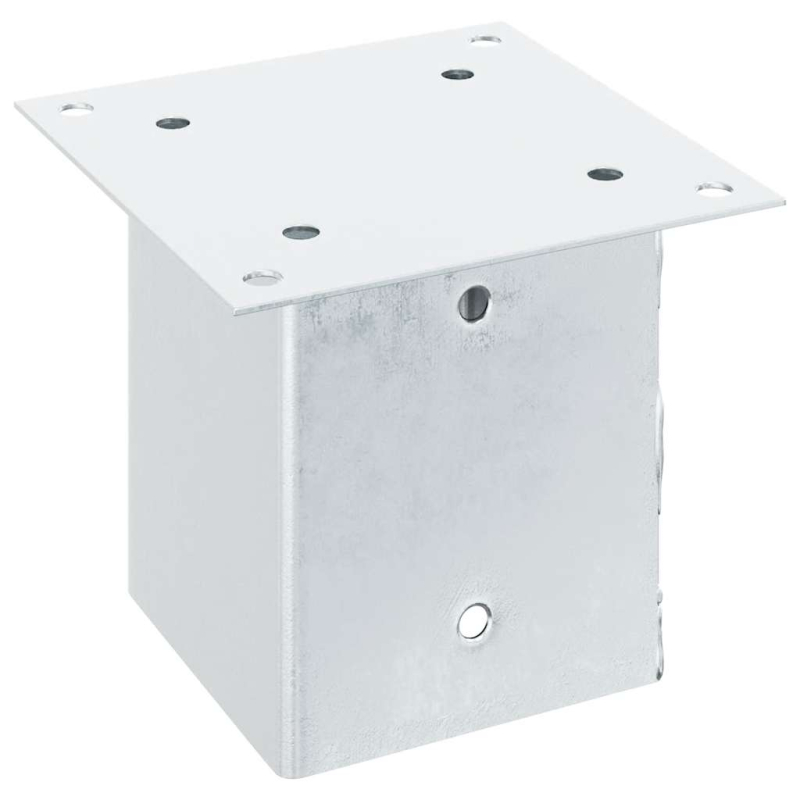 Pfostenträger Quadratisch 12 Stk. 101x101mm Stahl Verzinkt