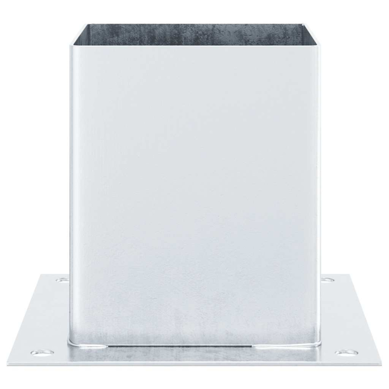 Pfostenträger Quadratisch 12 Stk. 101x101mm Stahl Verzinkt
