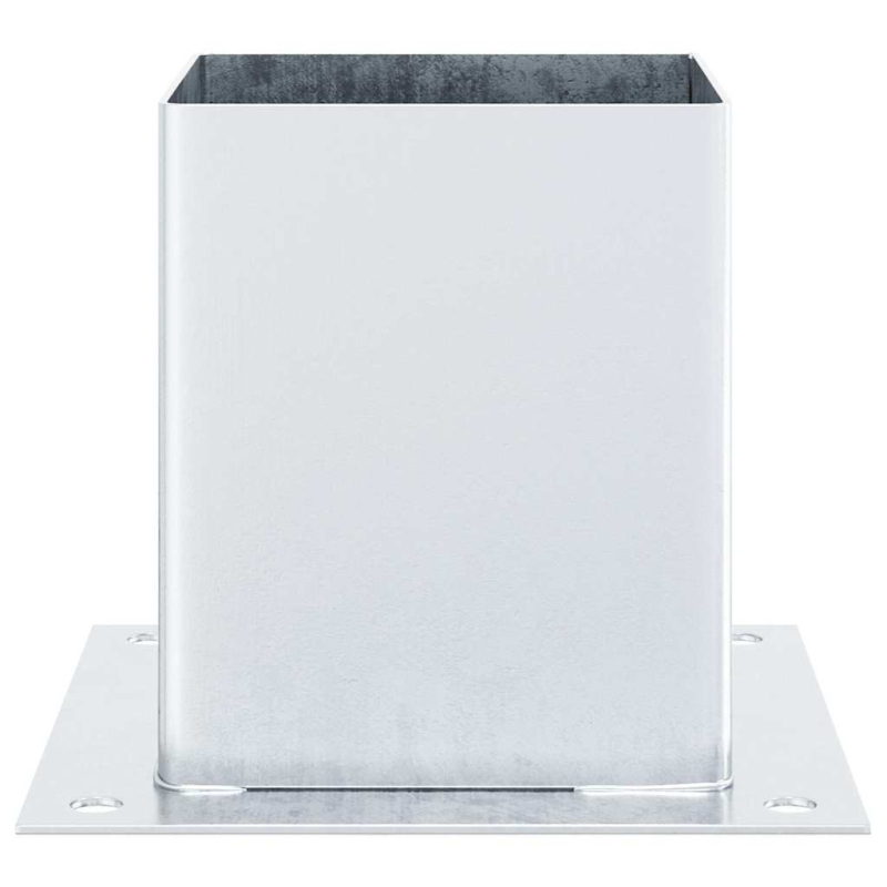 Pfostenträger Quadratisch 12 Stk. 121x121 mm Stahl Verzinkt