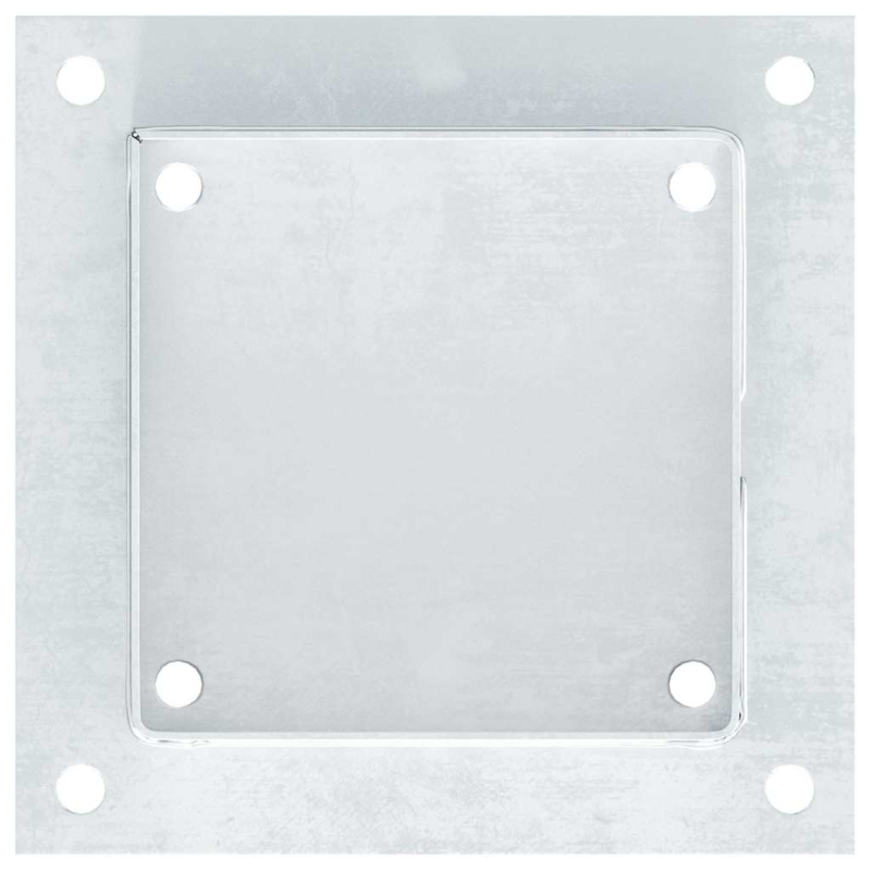 Pfostenträger Quadratisch 12 Stk. 141x141 mm Stahl Verzinkt