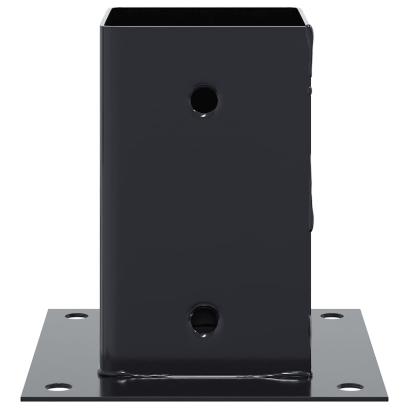 Pfostenträger Quadrat 12 Stk. 81x81mm Pulverbeschichteter Stahl