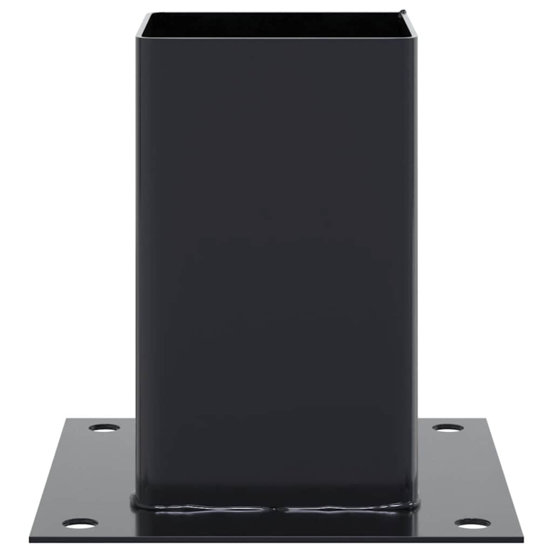 Pfostenträger Quadrat 12 Stk. 81x81mm Pulverbeschichteter Stahl