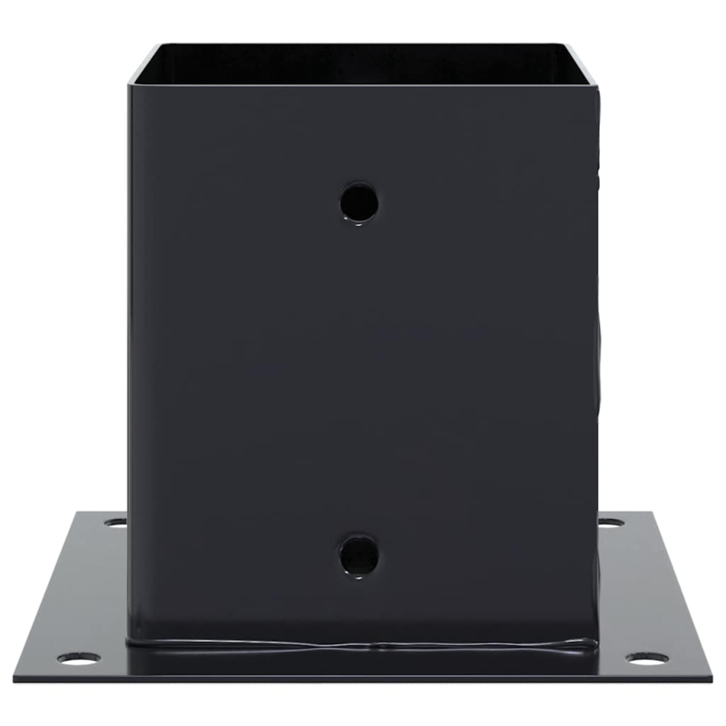 Pfostenträger Quadrat 4 Stk. 101x101 mm Stahl Pulverbeschichtet