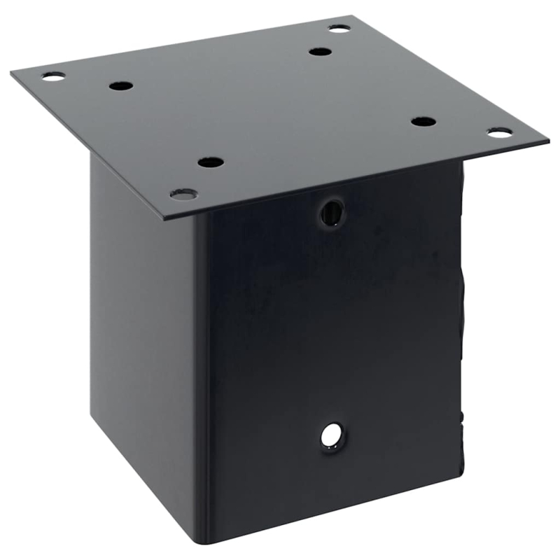 Pfostenträger Quadrat 12 Stk. 121x121mm Stahl Pulverbeschichtet
