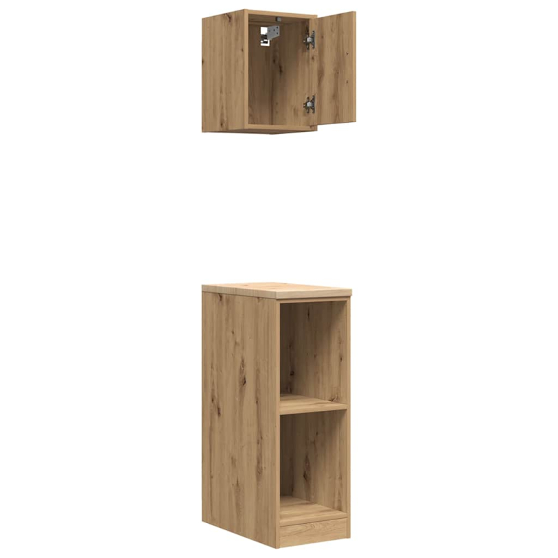 Garagenschränke 2 Stk. Artisan-Eiche Holzwerkstoff