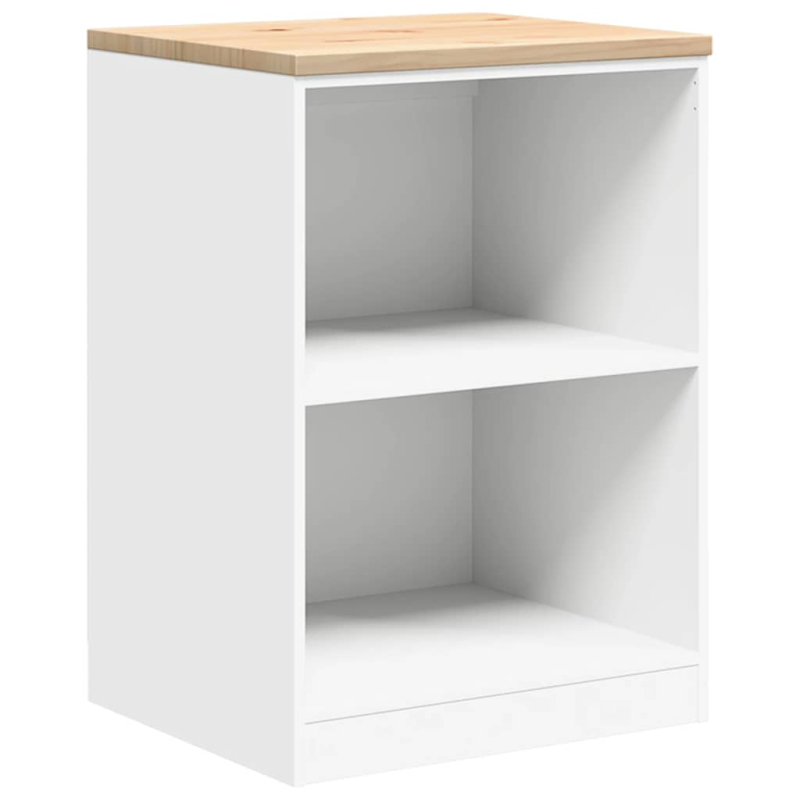 Garagenschränke 2 Stk. Weiß Holzwerkstoff