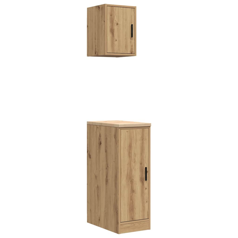 Garagenschränke 2 Stk. Artisan-Eiche Holzwerkstoff