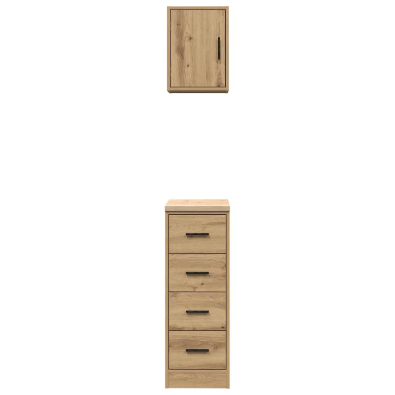 Garagenschränke 2 Stk. Artisan-Eiche Holzwerkstoff
