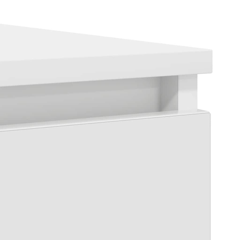 Sideboard mit Schubladen Weiß 100,5x35x76 cm Holzwerkstoff