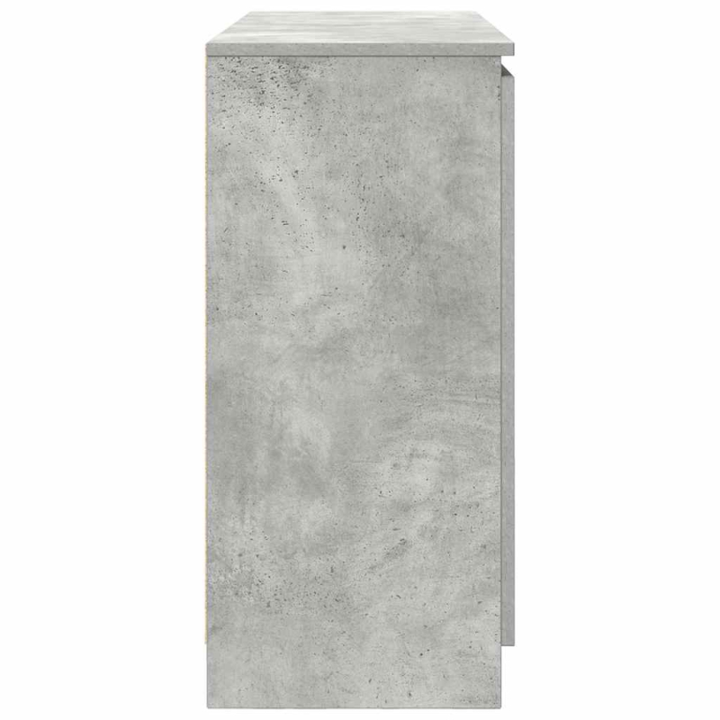Sideboard mit Schubladen Betongrau 100,5x35x76 cm Holzwerkstoff