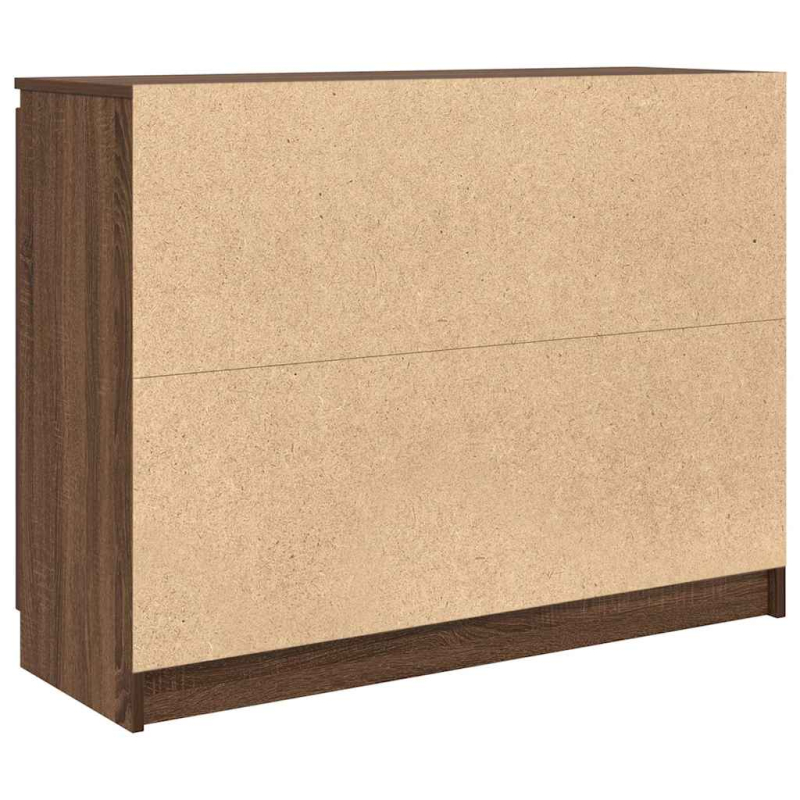 Sideboard mit Schubladen Braun Eichen-Optik 100,5x35x76 cm
