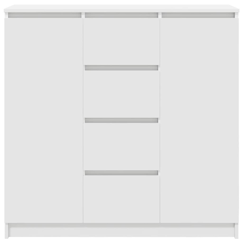 Sideboard mit Schubladen Weiß 100,5x35x98,5 cm Holzwerkstoff
