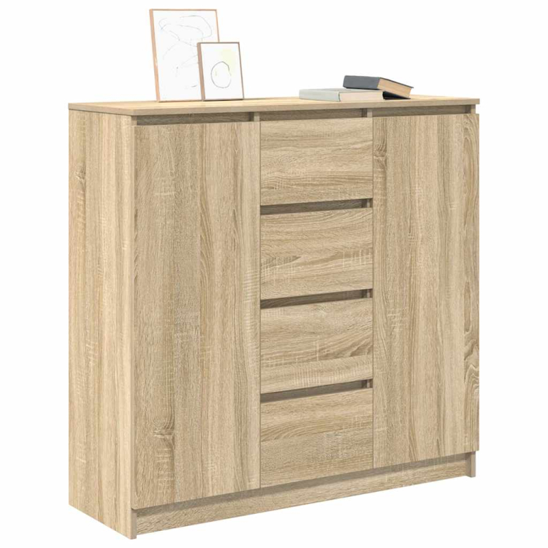 Sideboard mit Schubladen Sonoma-Eiche 100,5x35x98,5 cm