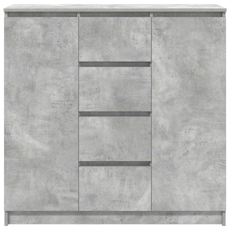 Sideboard mit Schubladen Betongrau 100,5x35x98,5 cm