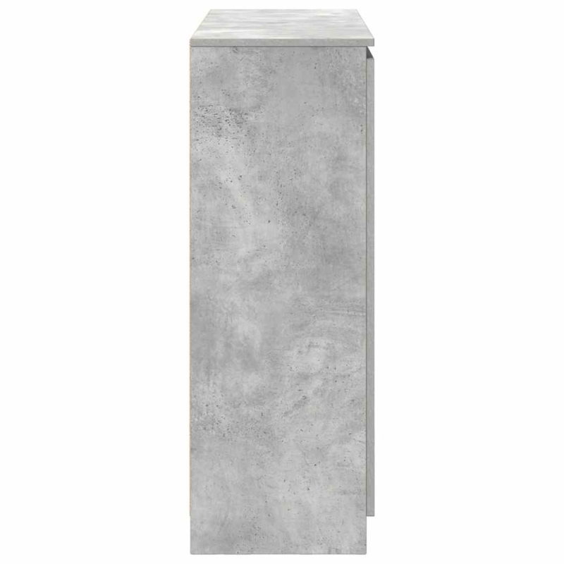 Sideboard mit Schubladen Betongrau 100,5x35x98,5 cm