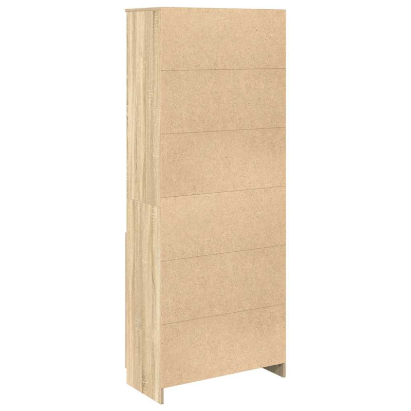 Highboard Sonoma-Eiche 70x35x180 cm Holzwerkstoff