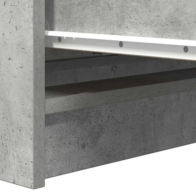 Sideboard Betongrau 80x35x99 cm Holzwerkstoff