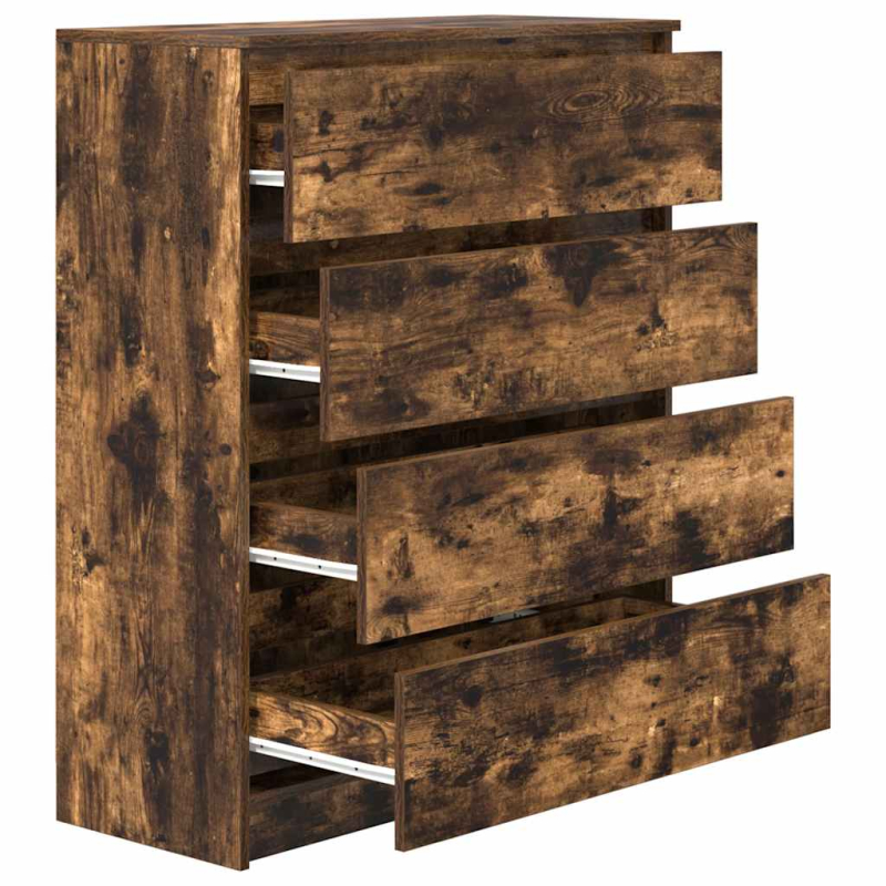 Sideboard Räuchereiche 80x35x99 cm Holzwerkstoff